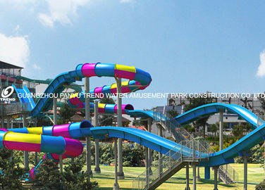 冒険 Waterpark の商業ガラス繊維の大人の Waterslide