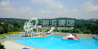 テーマ水公園の2人のための屋外の注文のプール水スライドの遊園地のブーメランの水のスライド