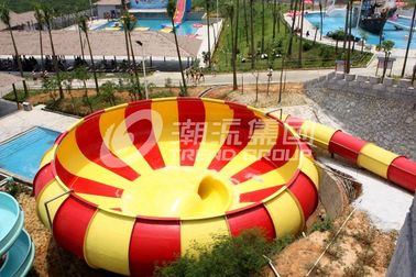 16mのプラットホームの楽しみの水公園のガラス繊維水スライド巨大なスペース水スライド