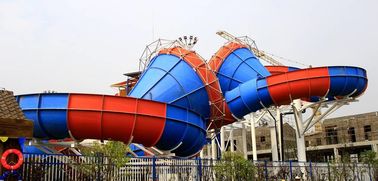 娯楽Waterpark最も新しい装置の主題水公園のための巨大なガラス繊維のConstrictorのスライド
