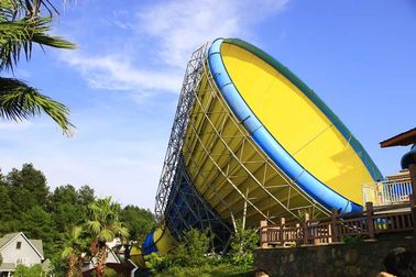 カスタマイズされた大人のガラス繊維水公園のトルネード スライド14.6mの高さ、42*60m