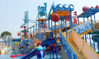 水家のための水スライドが付いている商業中型水家の水の運動場のプラットホーム