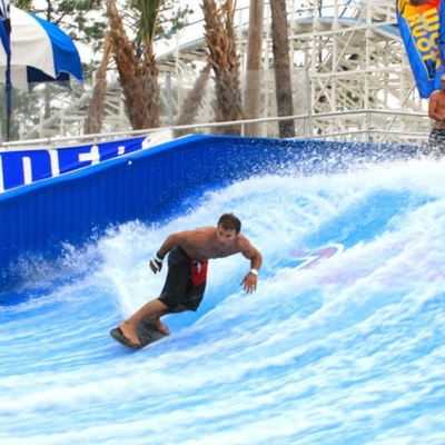 スケートボードをするサーフのスポーツのガラス繊維水スライドのための水の演劇のFlowrider水乗車