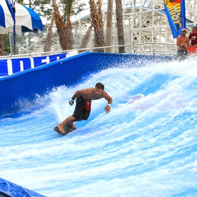 水公園のためのカスタマイズされた色のFlowrider水乗車の倍の人々の使用板