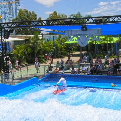サーフするOEM水公園ホテルの新型Flowrider遊園地のための機械装置を模倣します