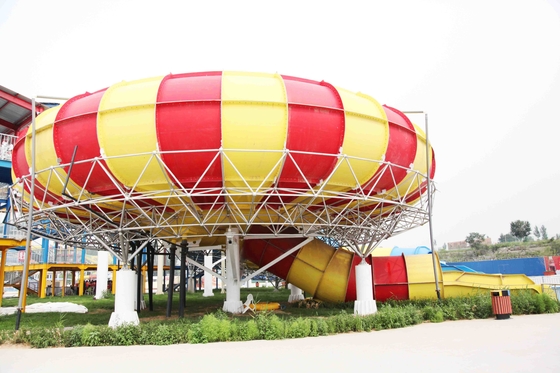 高容量 720 のライダー/h が付いている水公園装置スペース ボール水スライド