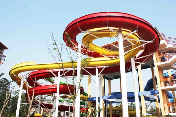 SGSの承認の水公園の巨大な結合されたテーマ パーク大人水スライド