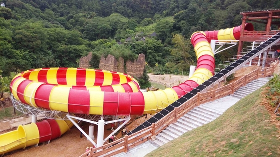 冒険の娯楽Waterparkのための高速ガラス繊維水スライド