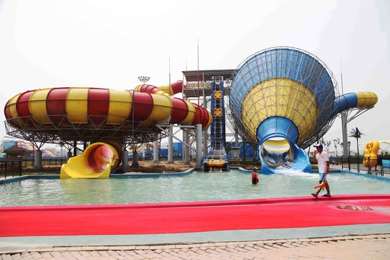冒険の娯楽Waterparkのための高速ガラス繊維水スライド