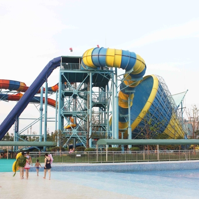 水公園の娯楽冒険のWaterpark装置のための大きいトルネード ガラス繊維水スライド