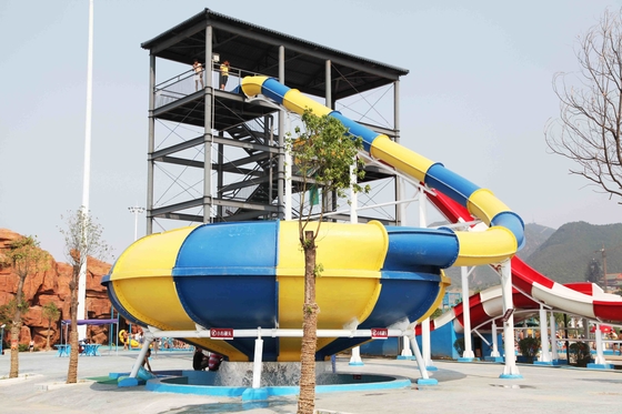 リゾートの水公園装置の巨大なガラス繊維のスライド/スペース ボール水スライド