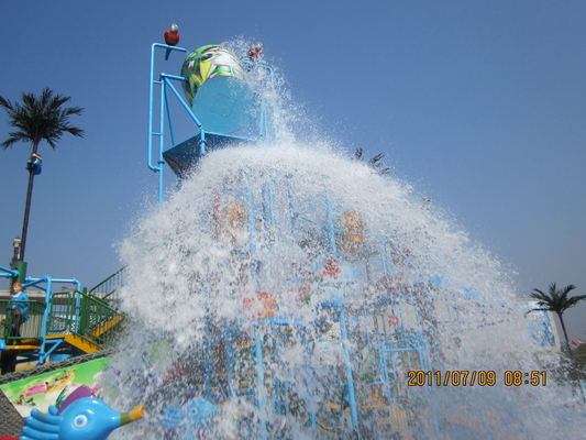 温泉のWaterparkのプロジェクト、ガラス繊維水公園装置/カスタマイズされた水公園のプロジェクトを向いて下さい