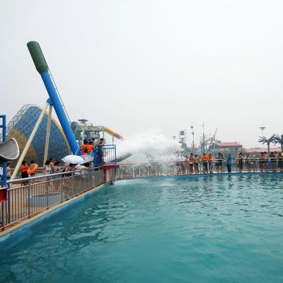 水公園装置のための習慣 12.5m のキャノン ボールの鋼鉄プール水スライド