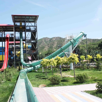 刺激的な水の LoopBody のスライドの水公園のガラス繊維水スライド、プラットホームの高さ 16m