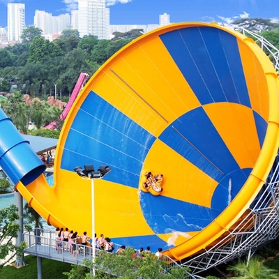 テーマ水公園のための水公園プロダクト/極度のトルネード ガラス繊維水スライド14.6mのプラットホームの高さ