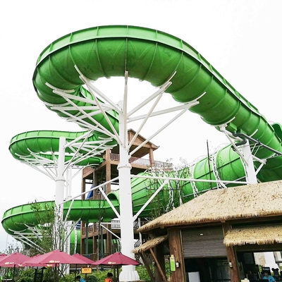 冒険の娯楽Waterparkのための商業アナコンダのガラス繊維水スライド