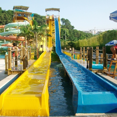 Oragne の高速スライド注文水スライドの共通の水公園設備
