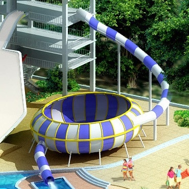 遊園地/スペース ボール水スライド180riders/H容量のための大人の長く大きい水スライド