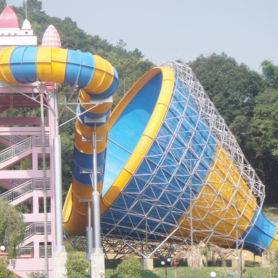 大人、カスタマイズされたトルネード スライド/ガラス繊維水スライドのためのFRPの水公園装置