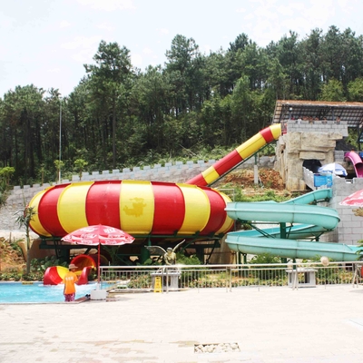 テーマ パークは水公園のためのスーパー ボール水運動場装置を滑らせます
