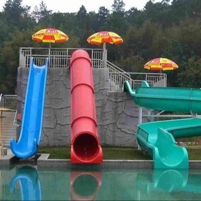 プールのための商業ガラス繊維の子供の水スライド水公園装置