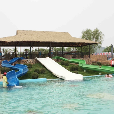 プールのための商業ガラス繊維の子供の水スライド水公園装置