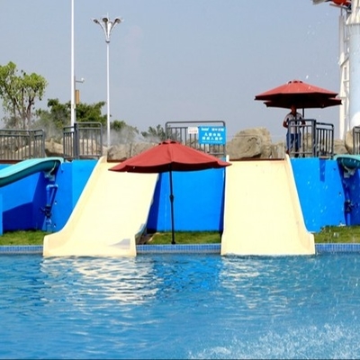 ガラス繊維の子供の水スライドは、リゾート水プール/子供のための商業水スライド公園に水をまきます