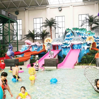 子供のためにカスタマイズされる水公園装置の子供の水スライド