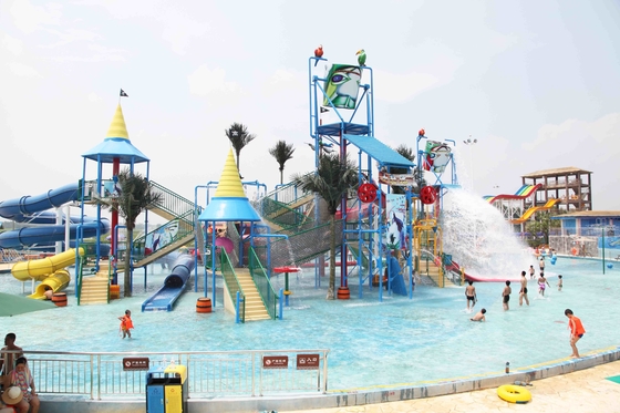 大人水スライド/子供の Waterslide が付いている娯楽水要塞