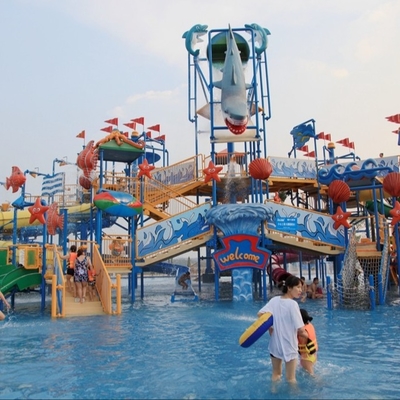屋外の水の運動場水家の構造、水公園装置 OEM