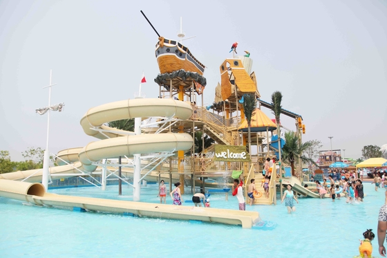 水スライドが付いている1つの年の保証の水の運動場の子供/大人の水水公園