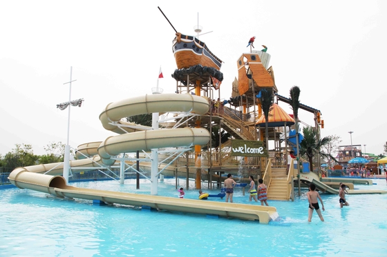 水スライドが付いている1つの年の保証の水の運動場の子供/大人の水水公園
