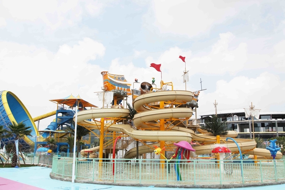 水スライドが付いている1つの年の保証の水の運動場の子供/大人の水水公園