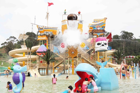 カスタマイズされた巨大な水家の水のスポーツ水公園の遊園地装置