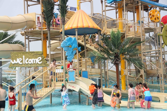 大きい水家水公園のゲームの遊園地のための鋼鉄水生演劇の構造