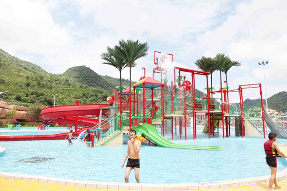 6.5 Mの子供は水公園のプールのための家/水運動場装置に水をまきます