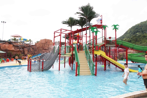 6.5 Mの子供は水公園のプールのための家/水運動場装置に水をまきます