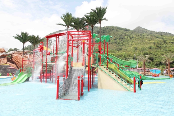 6.5 Mの子供は水公園のプールのための家/水運動場装置に水をまきます