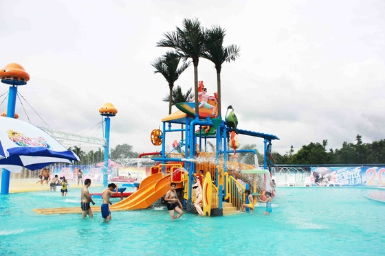 催し物のガラス繊維の子供の水運動場商業水公園装置