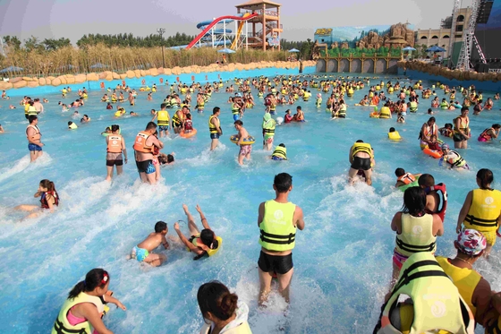 子供または大人/水公園のプロジェクトのための家族の楽しみ水公園の波のプール