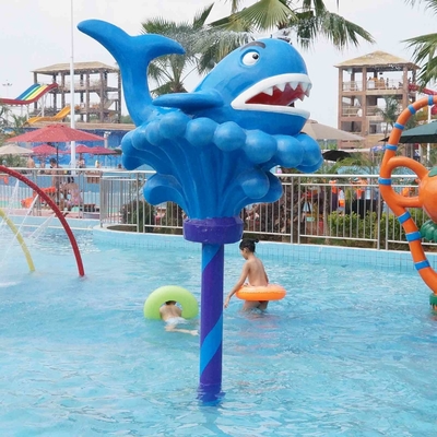 大人のための漫画のクジラのスプレーの演劇装置、0.3 - 0.6mの水深