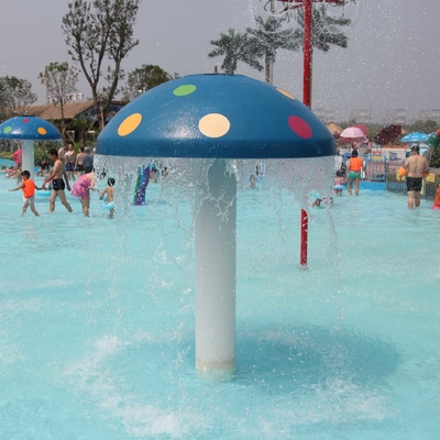 子供のゲームのためのガラス繊維/ポリ塩化ビニールのスプレーのきのこのWaterparkカスタマイズされた装置