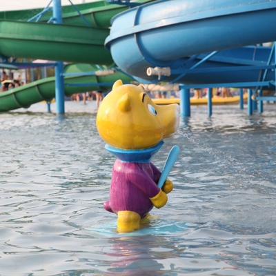 ポリ塩化ビニールはレクリエーションのスプレー公園装置/紫色のしぶき公園装置をからかいます