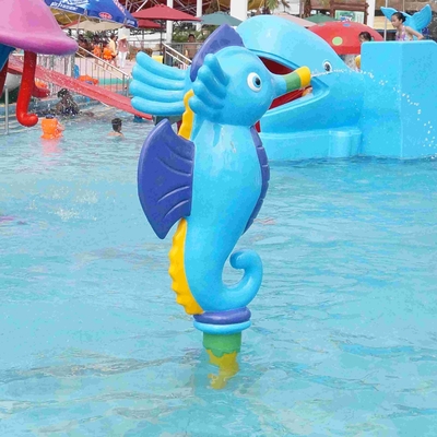 子供のスプレー公園装置、水公園のための水ゲームのスプレーの漫画の海馬