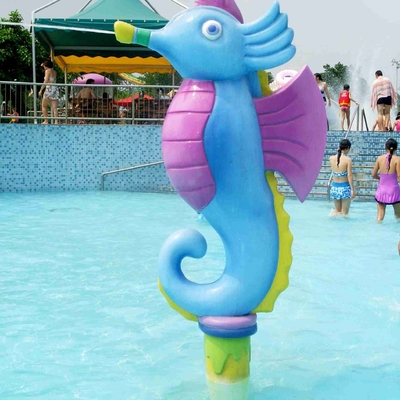 水公園のための子供のスプレー公園装置のガラス繊維水ゲームのスプレーの漫画の海馬