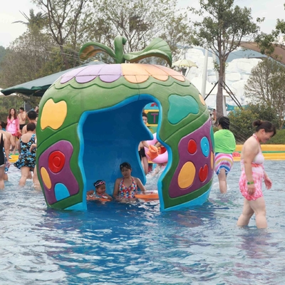 子供/子供のためのガラス繊維のスプレー公園装置は水公園装置をカスタマイズしました