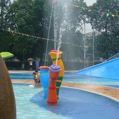 子供/子供の楽しみのためのカスタマイズされたコイのカートンのスプレー公園の水公園装置