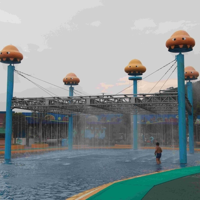 きのこのグループのスプレー公園装置、水公園のためのカスタマイズされたガラス繊維水スライド