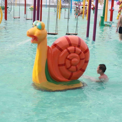 形づく漫画動物が付いているガラス繊維水ゲームのスプレー公園装置