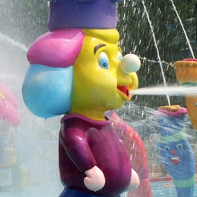 waterpark、水公園装置を造るのに使用されるガラス繊維の彫像
